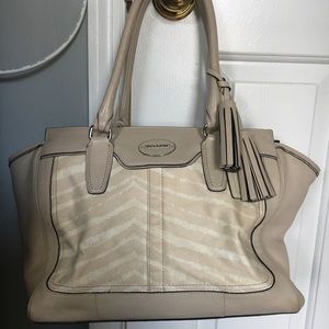 Tan coach bag, good condition